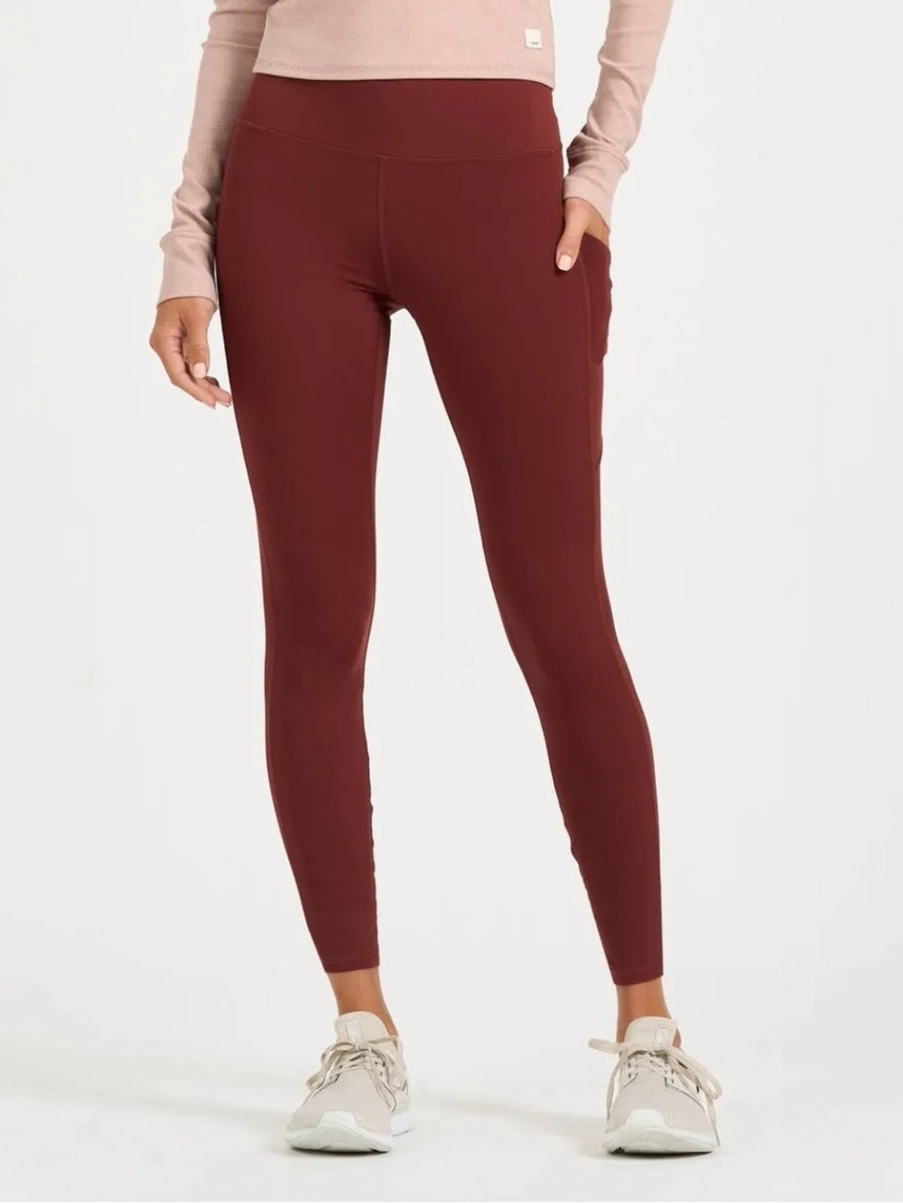 Vuori Stride Leggings- Brick